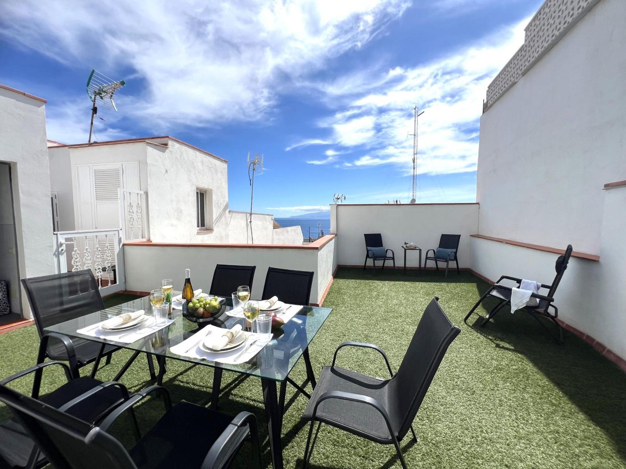 Paulmarie Apartment Atlantic View In Los Gigantes Puerto de Santiago  Luaran gambar